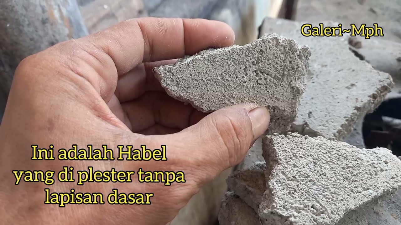 Cara plaster dinding bata ringan supaya nempel sempurna | renovasi rumah subsidi