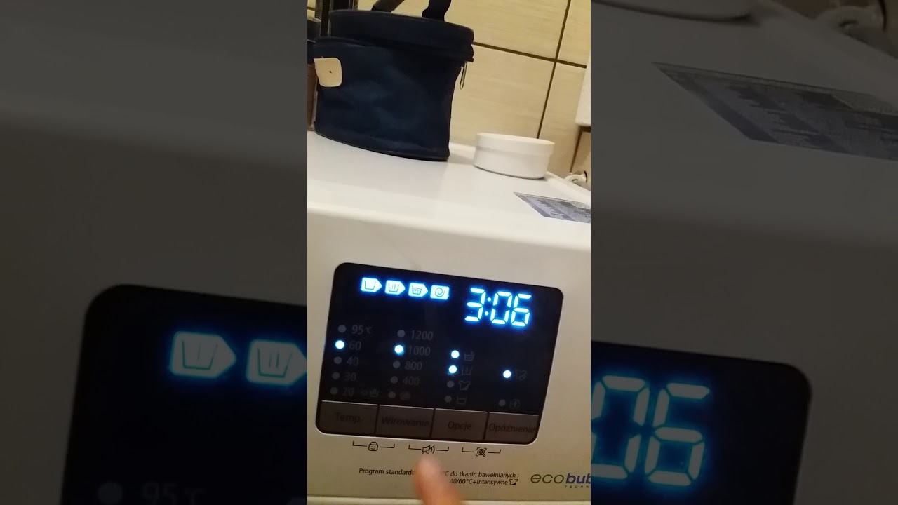 Pralka Samsung Eco Bubble  7kg Programy