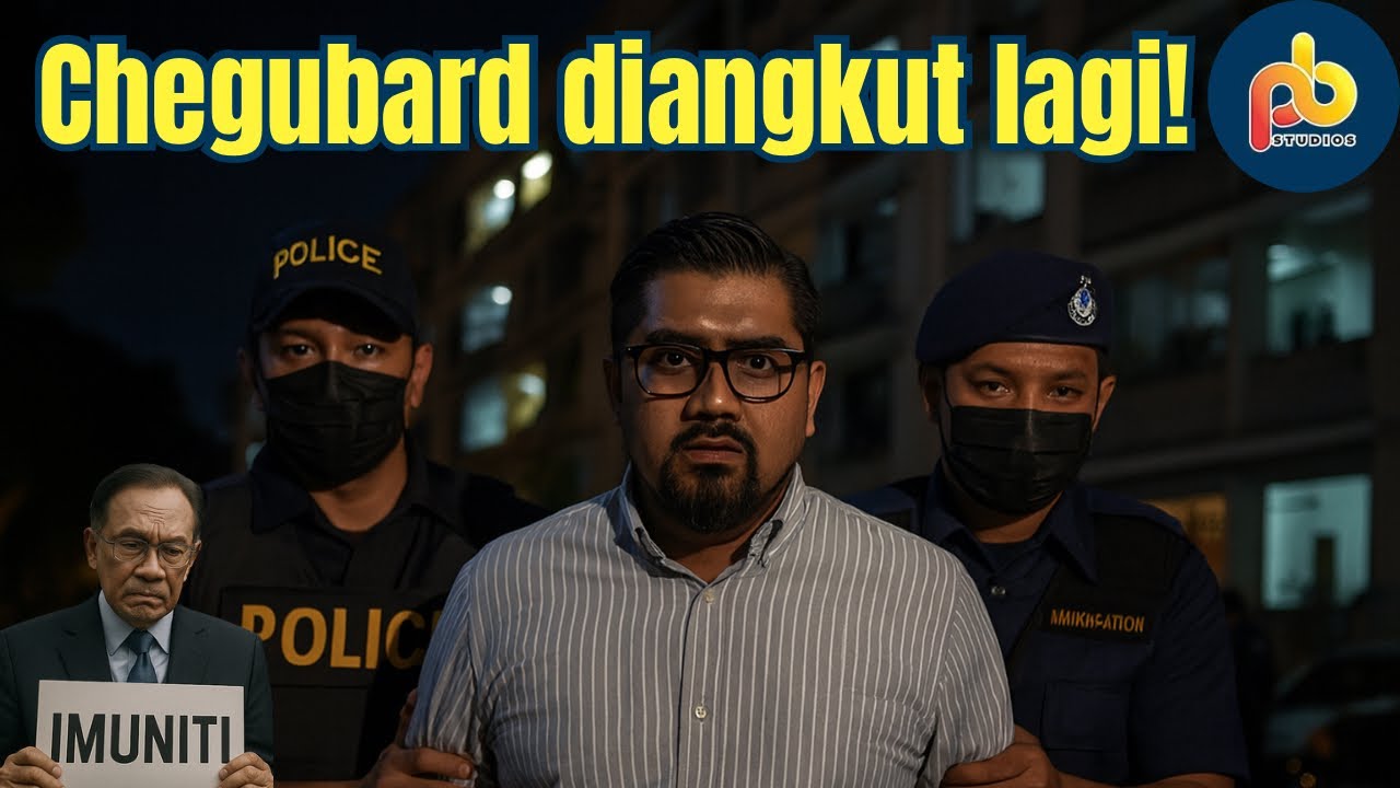 Chegubard ditahan lagi! Polis siap datang rumah angkut dia tengah malam; apa nak jadi ni?