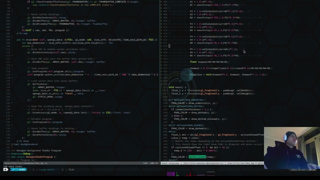 Rust - Alacritty - Nannou - ShaderToys