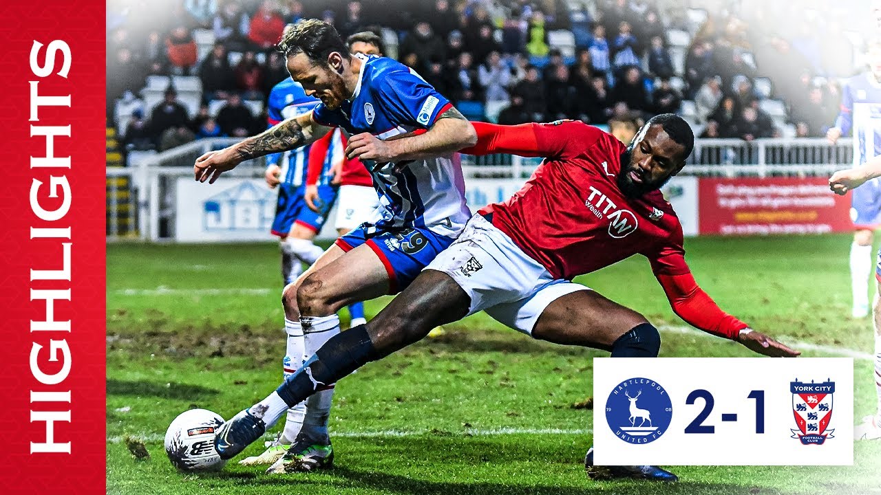 📺 Match Highlights | Hartlepool United 2-1 York City | 2023-24