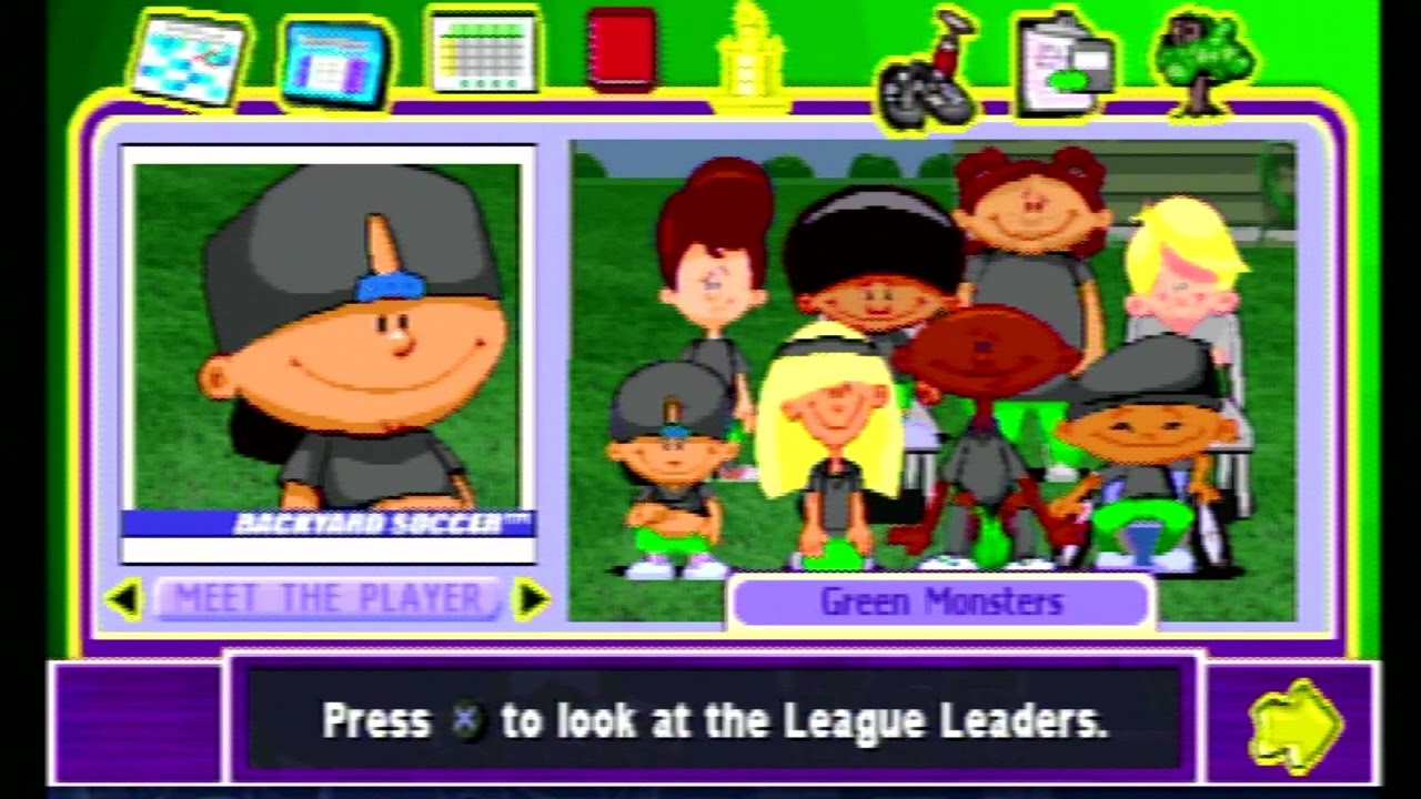 Backyard Soccer/Futbol - B div to A Dante goin to the league - PS1 - 720p