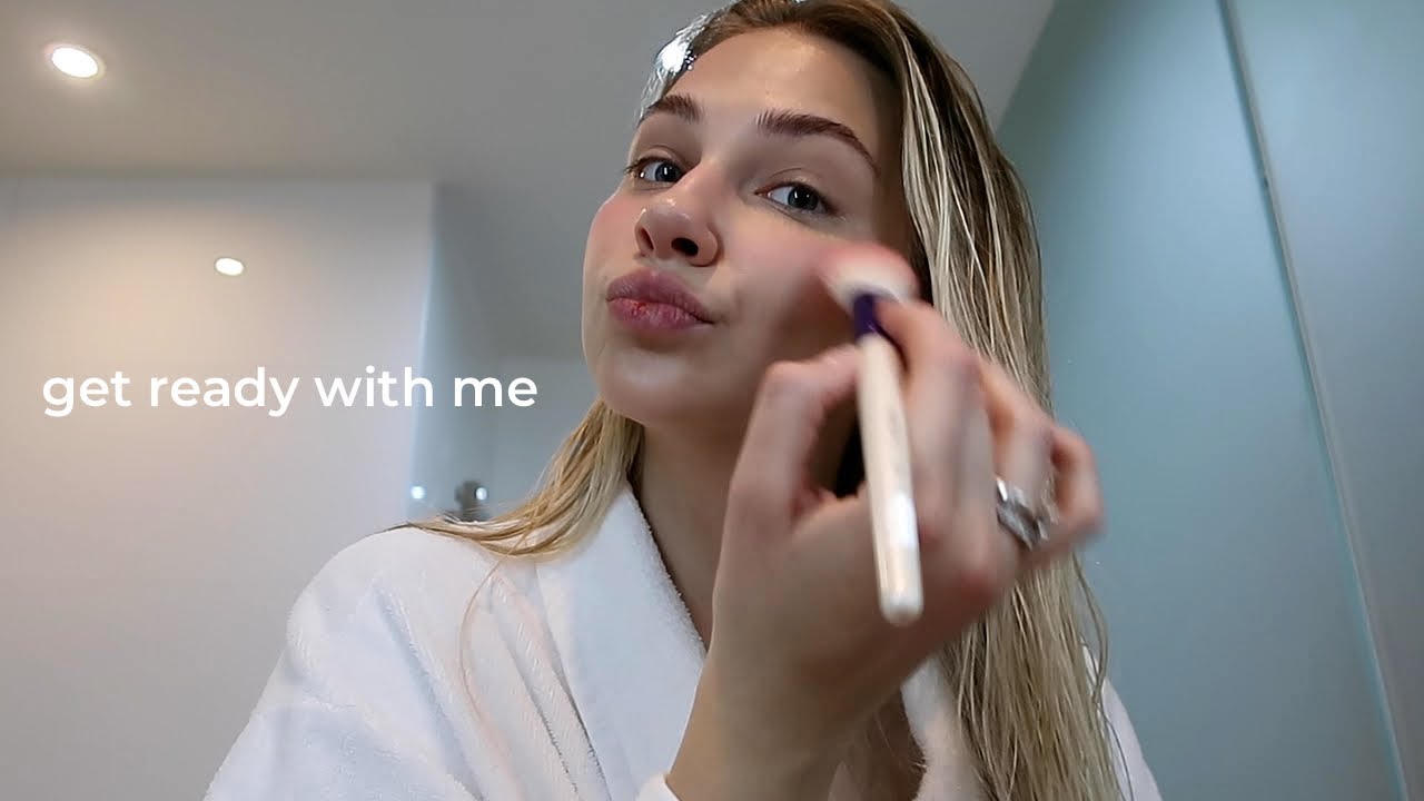 макияж & причёска на бранч 🫧 get ready with me