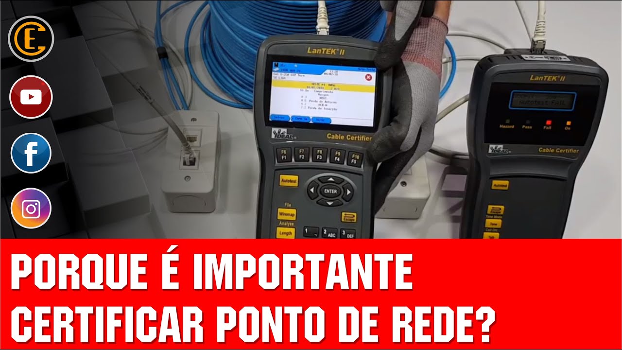 CABO DE REDE - TESTE OU CERTIFICAÇÃO, QUAL A DIFERENÇA?