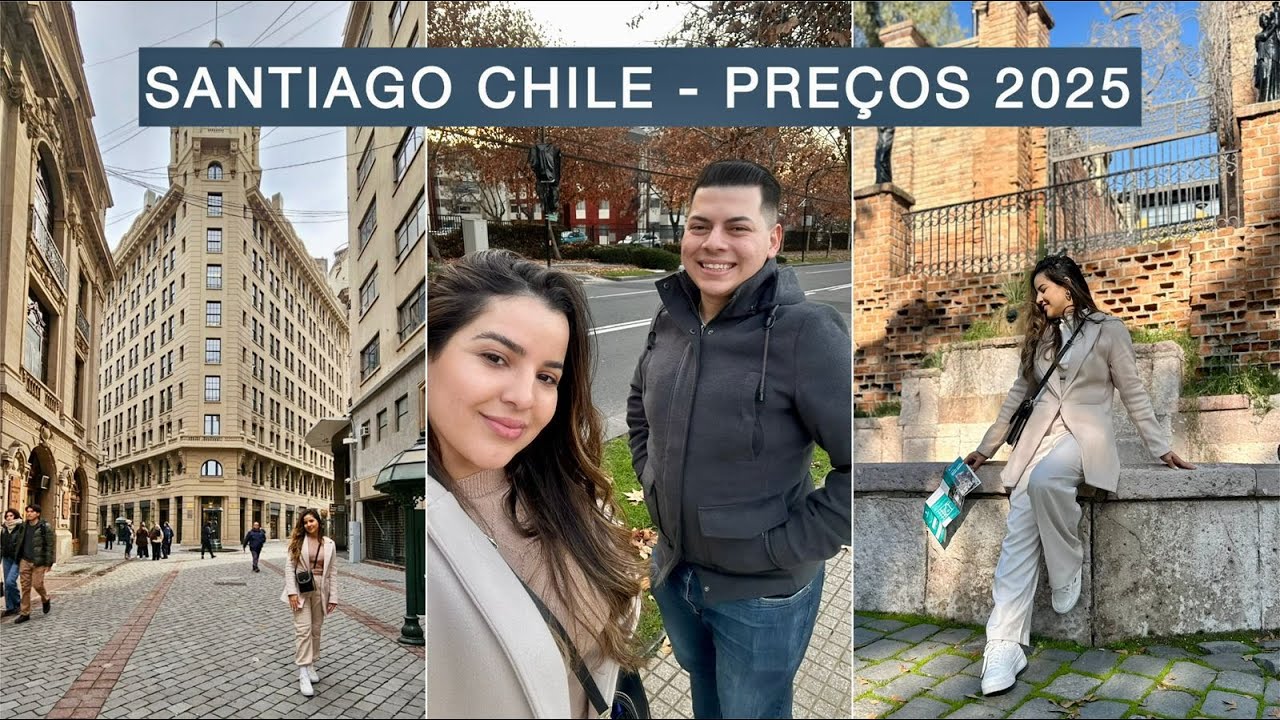 Vlog em Santiago com Preços Atuais $$: Cerro Santa Lucía, Lastarria, Costanera, Shopping e Dicas