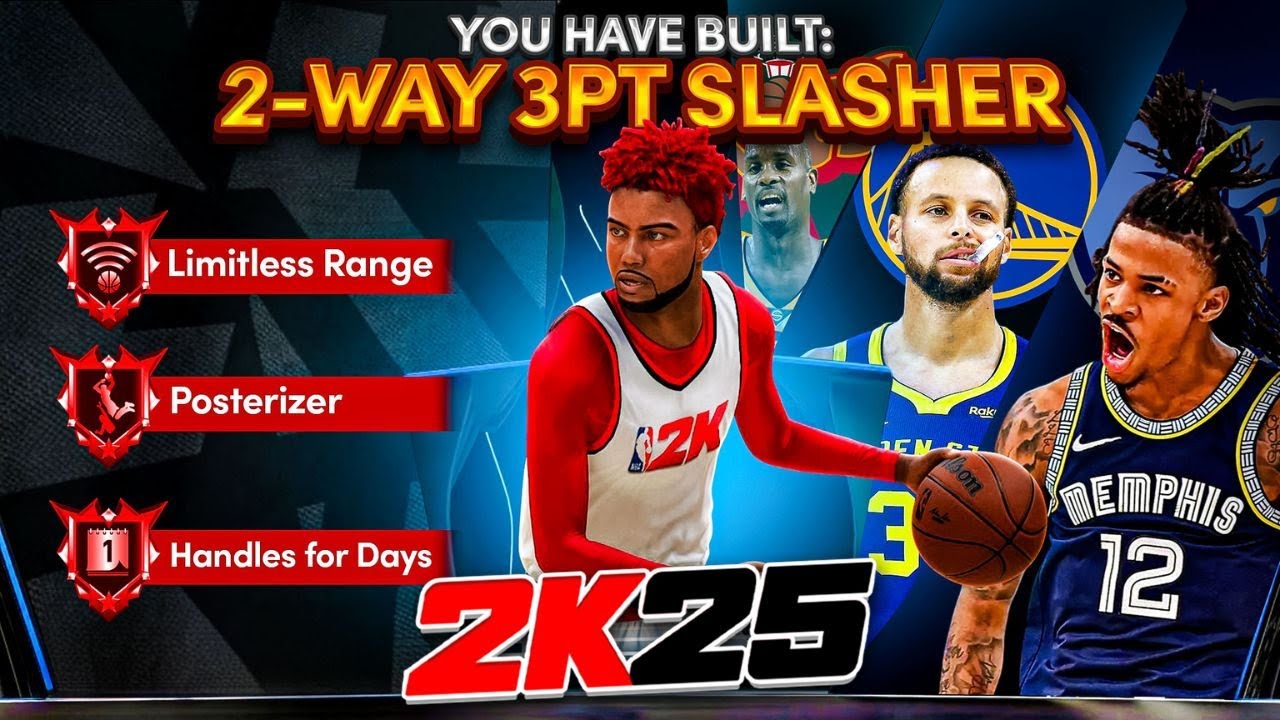 ALL-AROUND POINT GUARD BUILD on NBA2K25! ELITE DRIBBLING, SHOOTING, DEFENSE & CONTACT DUNKS!