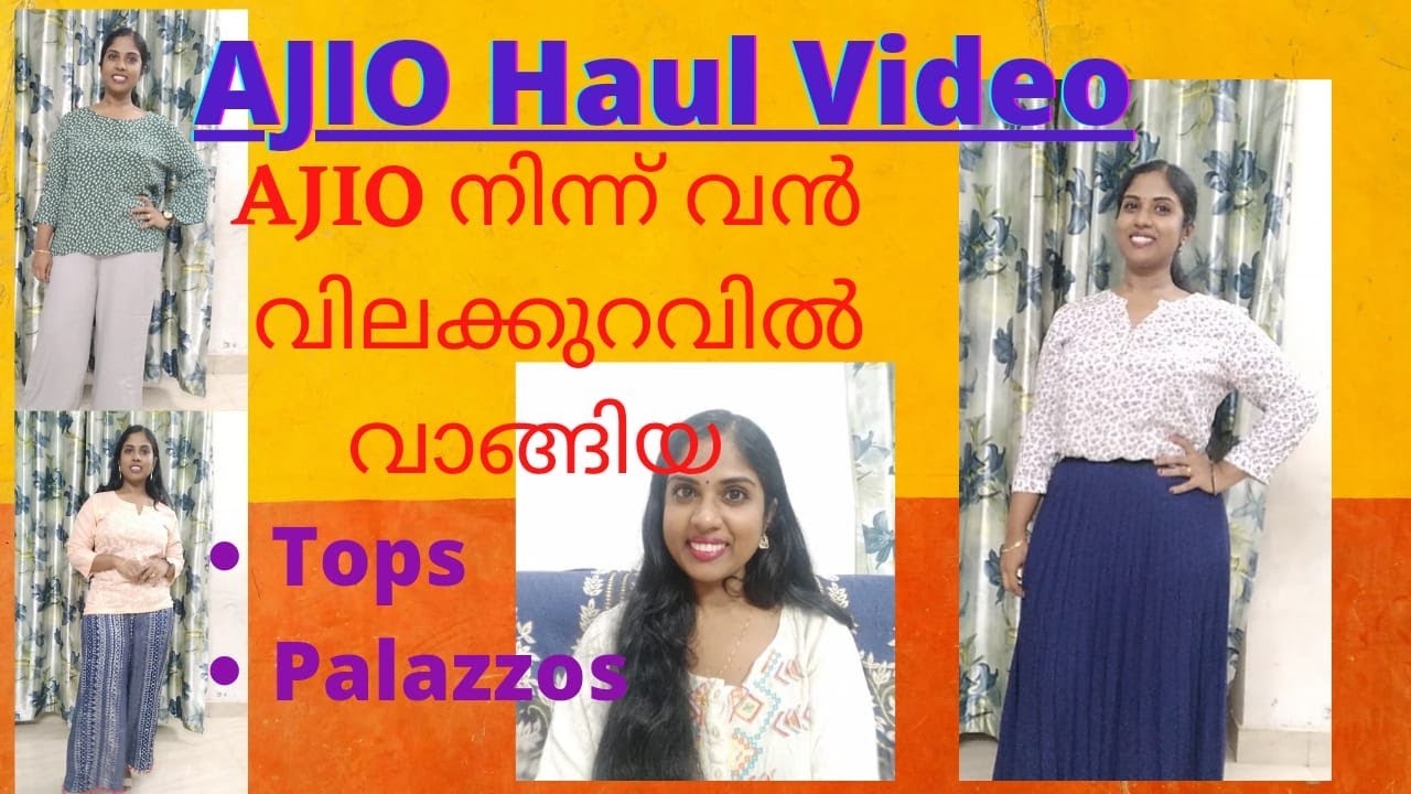 AJIO Haul Video*Ajio tops and bottomwear at reasonable price*Price ranges from Rs.200/- to Rs.350/-