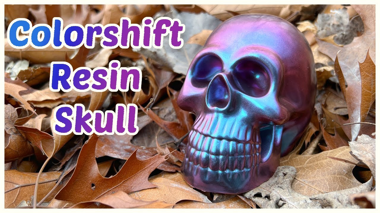 Trying DEEP POUR Resin For the First Time to make a Resin SKULL | Using TeExpert Resin | #ResinCraft