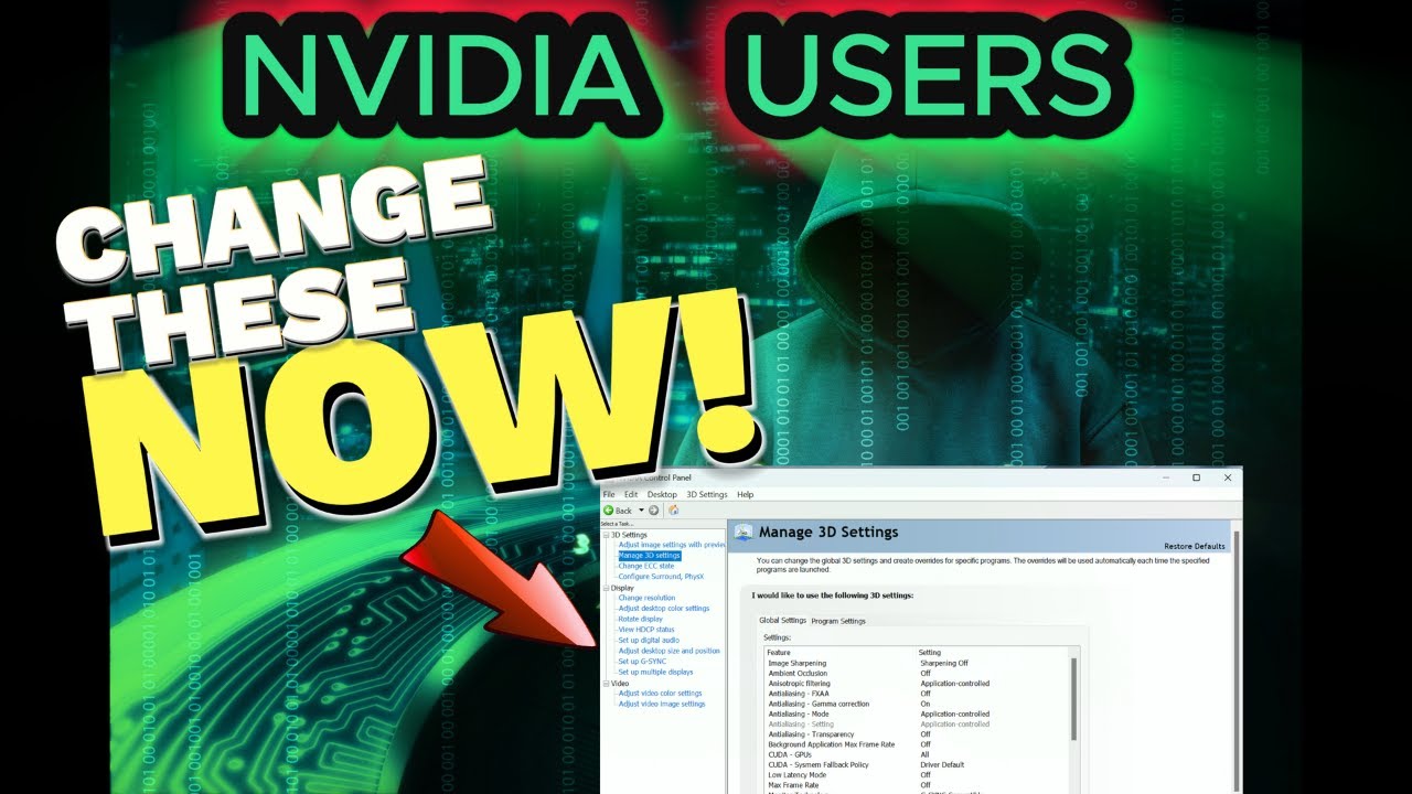 🔧 How to Optimize Nvidia Control Panel For the BEST IMAGE ✅August 2024