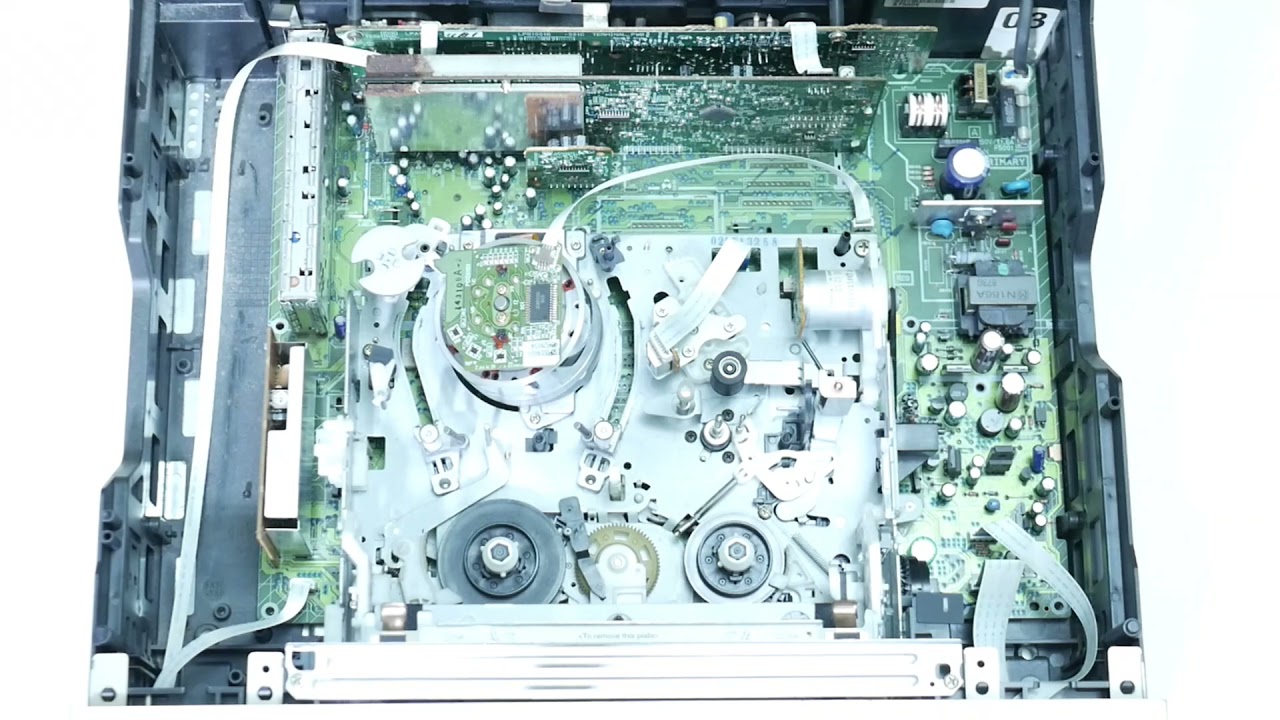 Inside the JVC HR-S7500E S-VHS Recorder