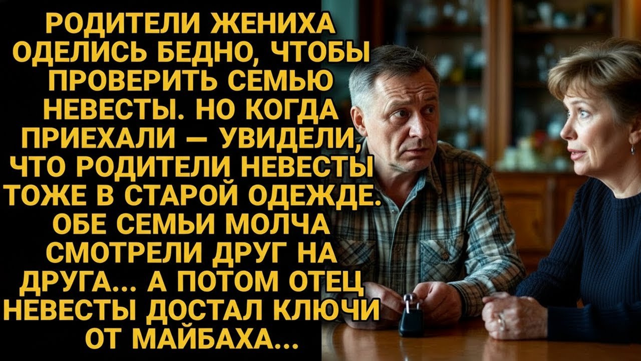 РОДИТЕЛИ ЖЕНИХА ОДЕЛИСЬ БЕДНО, ЧТОБЫ ПРОВЕРИТЬ НЕВЕСТУ. НО УВИДЕЛИ ТО, ЧЕГО НЕ ОЖИДАЛИ...