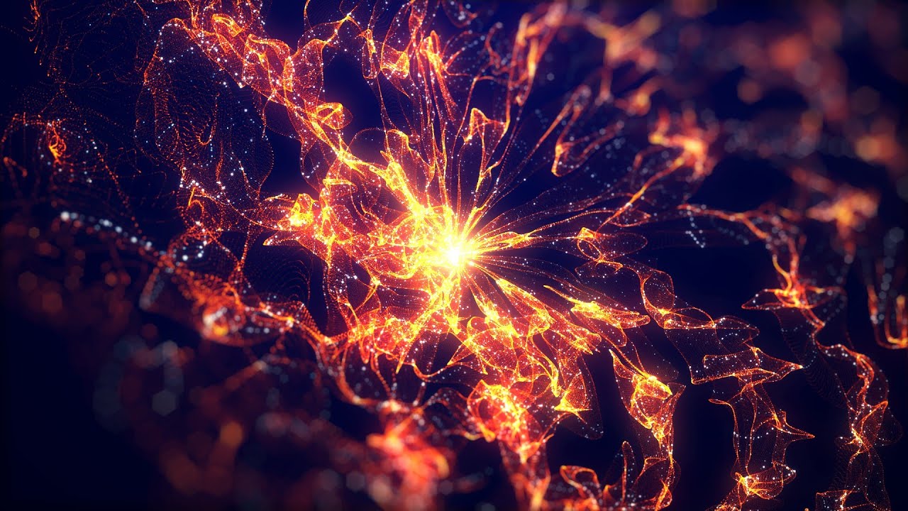 4K Beautiful Form Flower Energy, No Copyright, Copyright Free Motion Graphics, Background Video