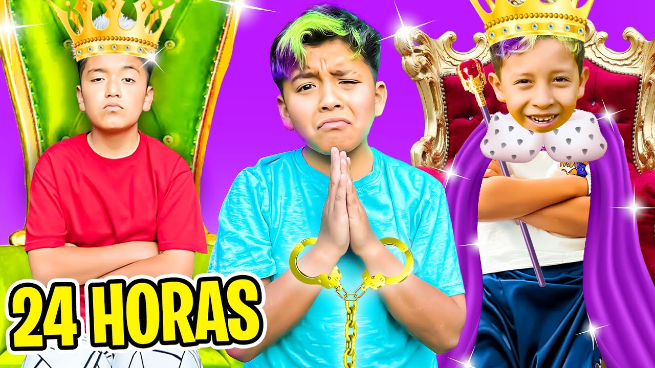 24 HORAS SIENDO ESCLAVO DE MI HERMANO !!!