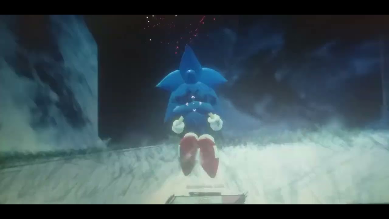 I found someone with a flying sonic mod/or super model in outcome memories!