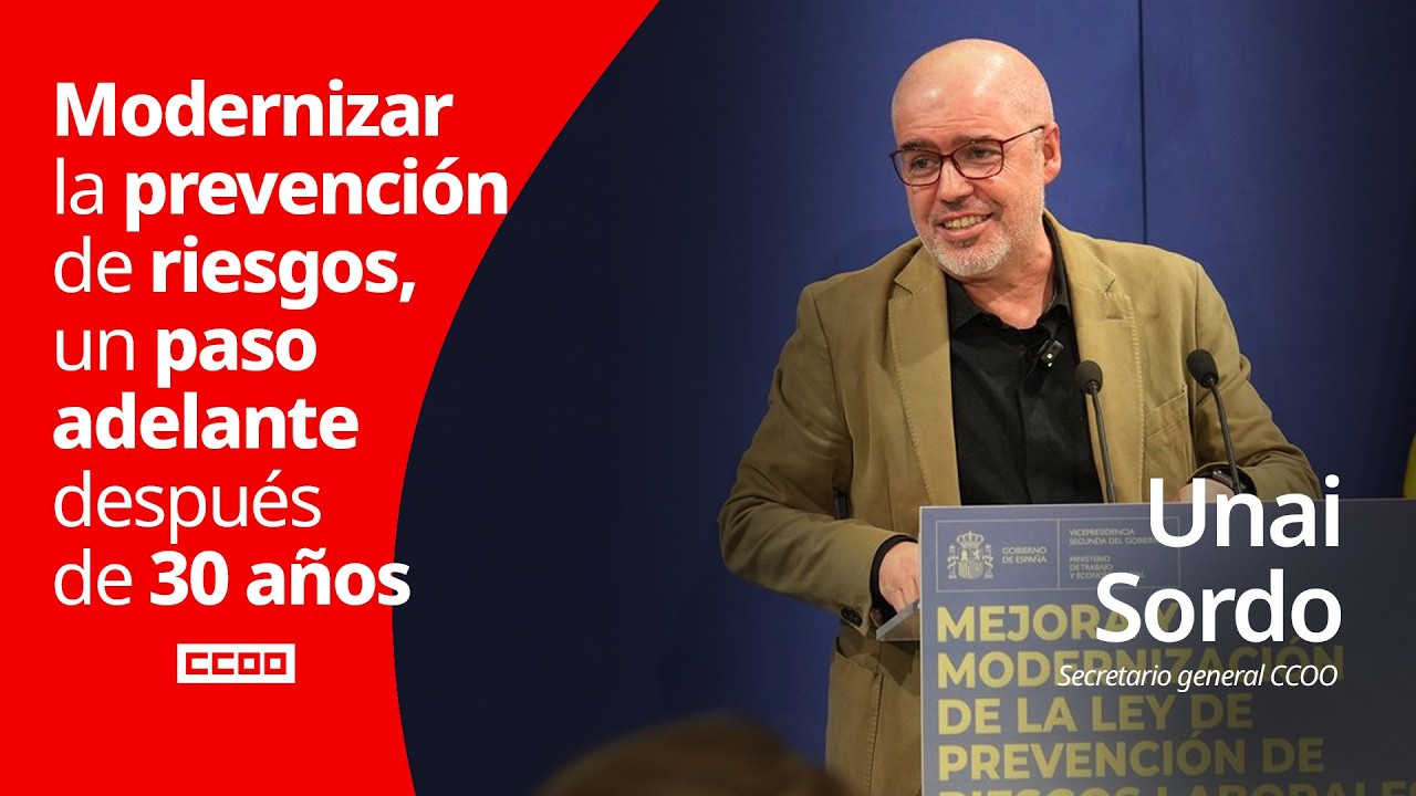Firma de la ley de prevención de riesgos laborales