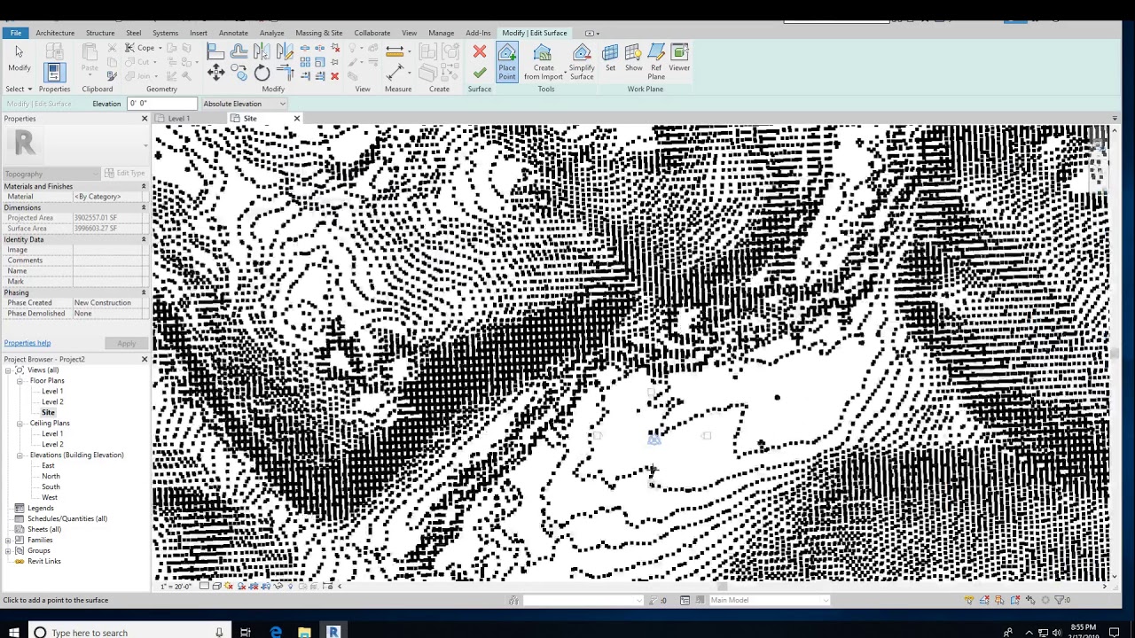Part 1: Importing topographic GIS data into Revit using QGIS