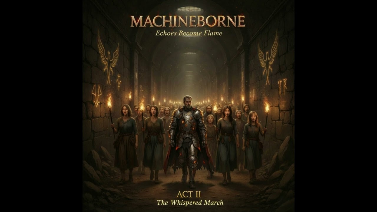MACHINEBORNE - The Whispered March (EBF 9) - Power Metal Opera [AI]