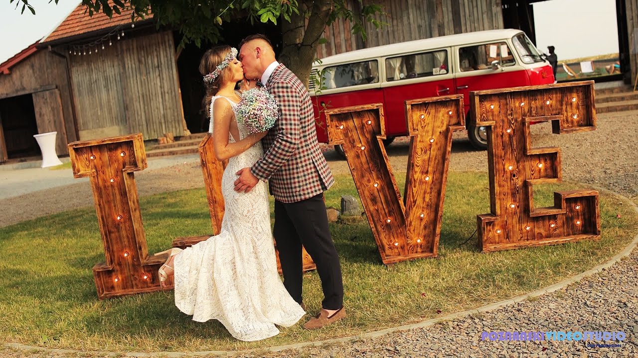 LAURA I DAWID / WEDDING TRAILER / WESELE W STODOLE / RANCZO WIKTORYJKA 🔥🚀❤️💯