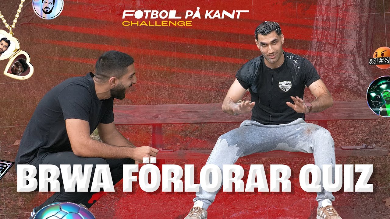 KLADDKAKAN | Brwa mot Sean i Fotbollsquiz med mycket p&aring; spel | FOTBOLL P&Aring; KANT CHALLENGE