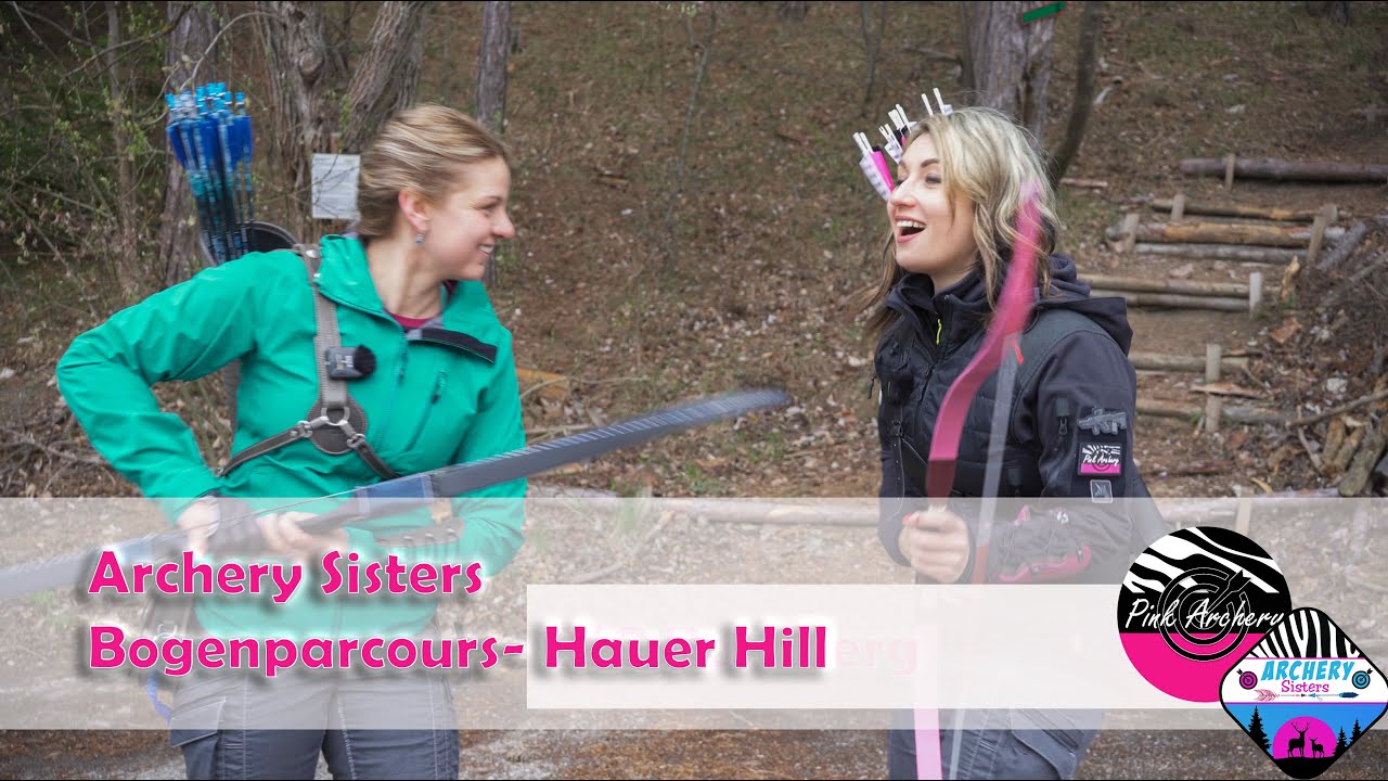 Der Fight am Hauer Hill - Bogensport; Archery Sisters; Pink Archery; 3D-Bogenparcours; Reiterbogen