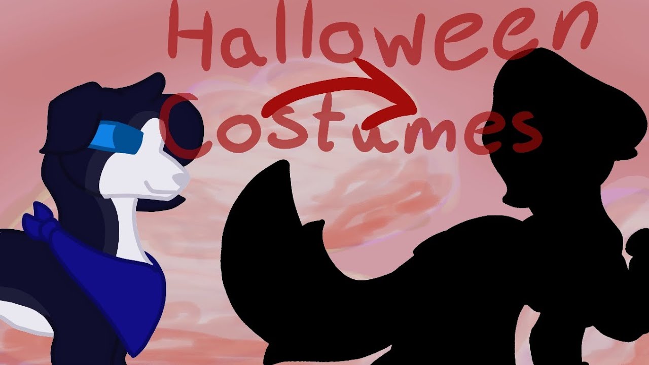 My Oc's whit Halloween costumes 