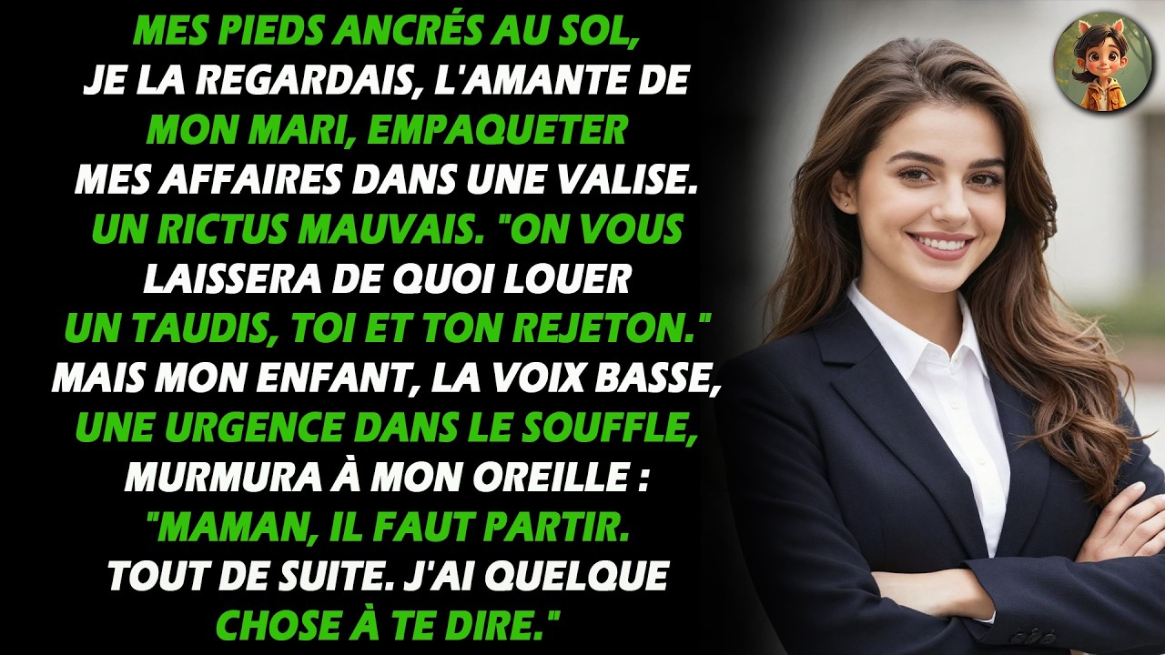 Ma maîtresse est en train de faire mes valises. 