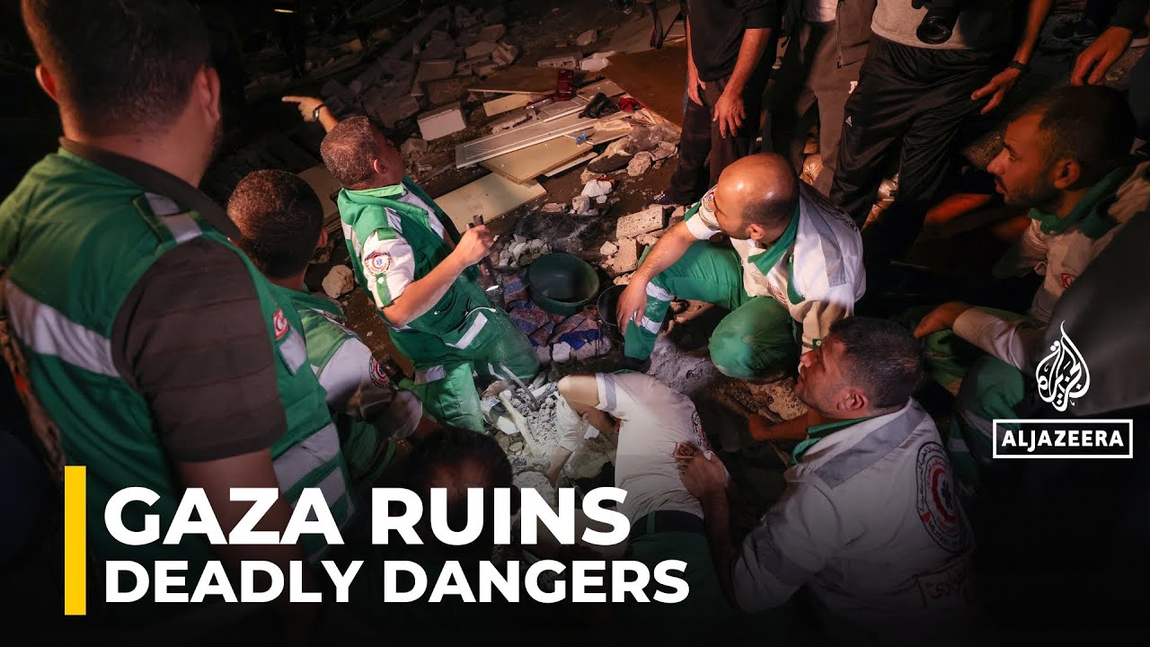 Gaza&rsquo;s damaged buildings pose deadly risks for returnees and rescuers