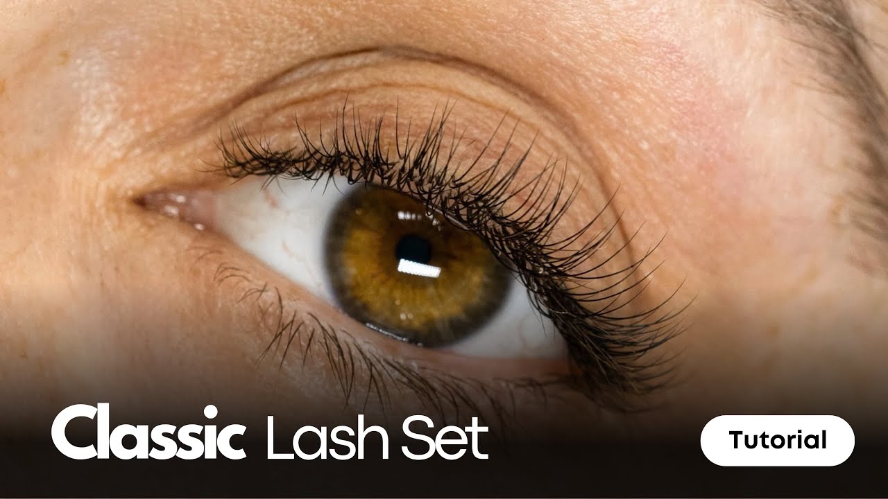 .12 Classic Lash Application from start to finish