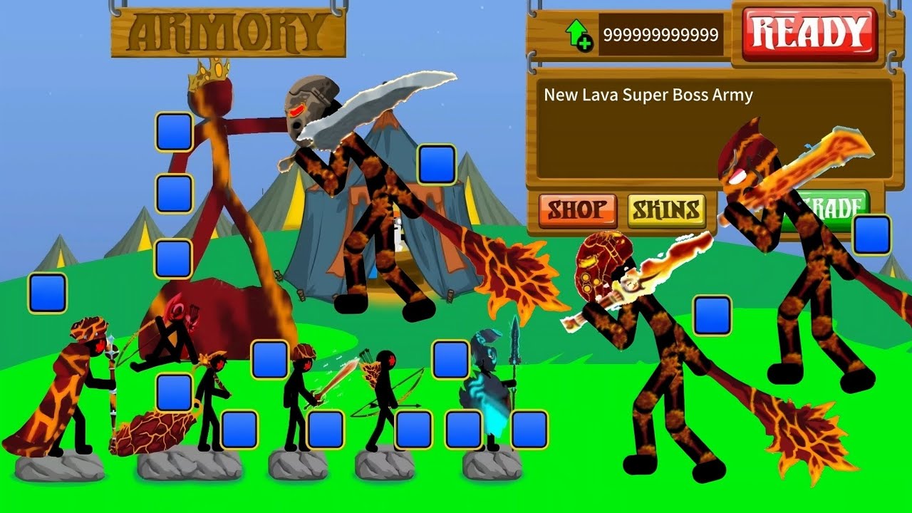 The Most Powerful Lava Super Boss Army Unlocked in Stick War Legacy Update!