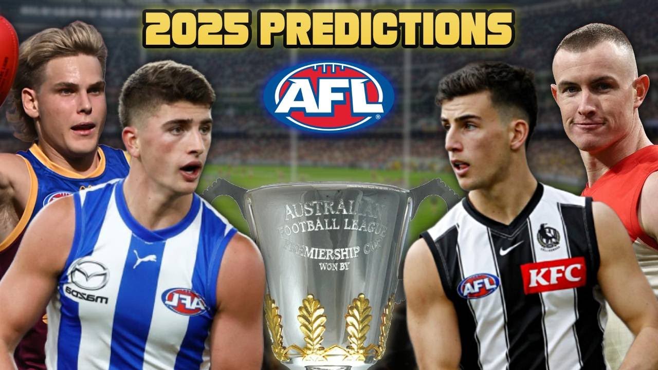 My 2025 AFL Season Predictions