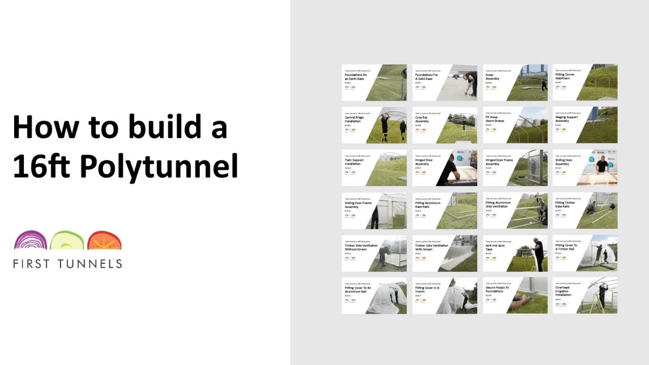 Building a Polytunnel (16ft) - Construction Guide