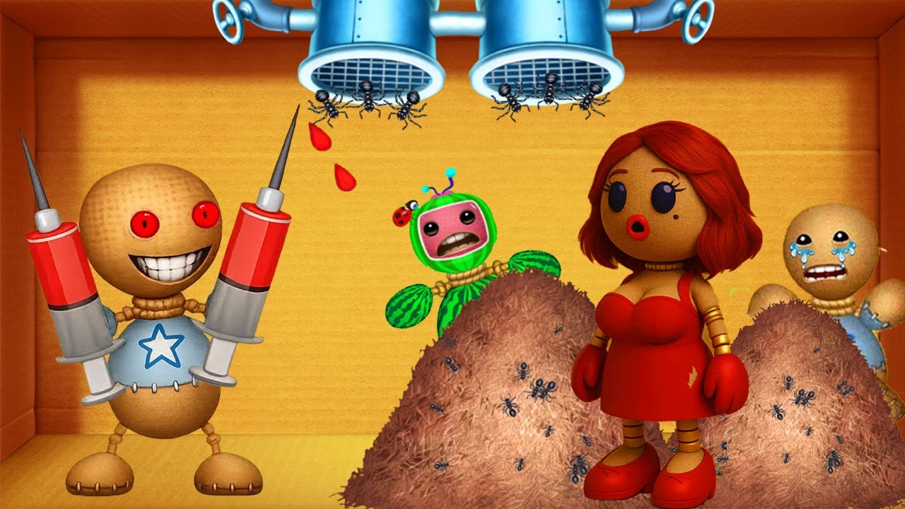 The Anthill vs WOMAN BUDDY & COCOMELON & The Buddy | KICK THE BUDDY