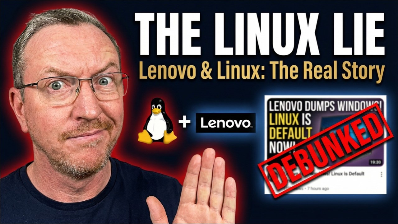 Слухи о Lenovo Linux опровергнуты: вот что правда.