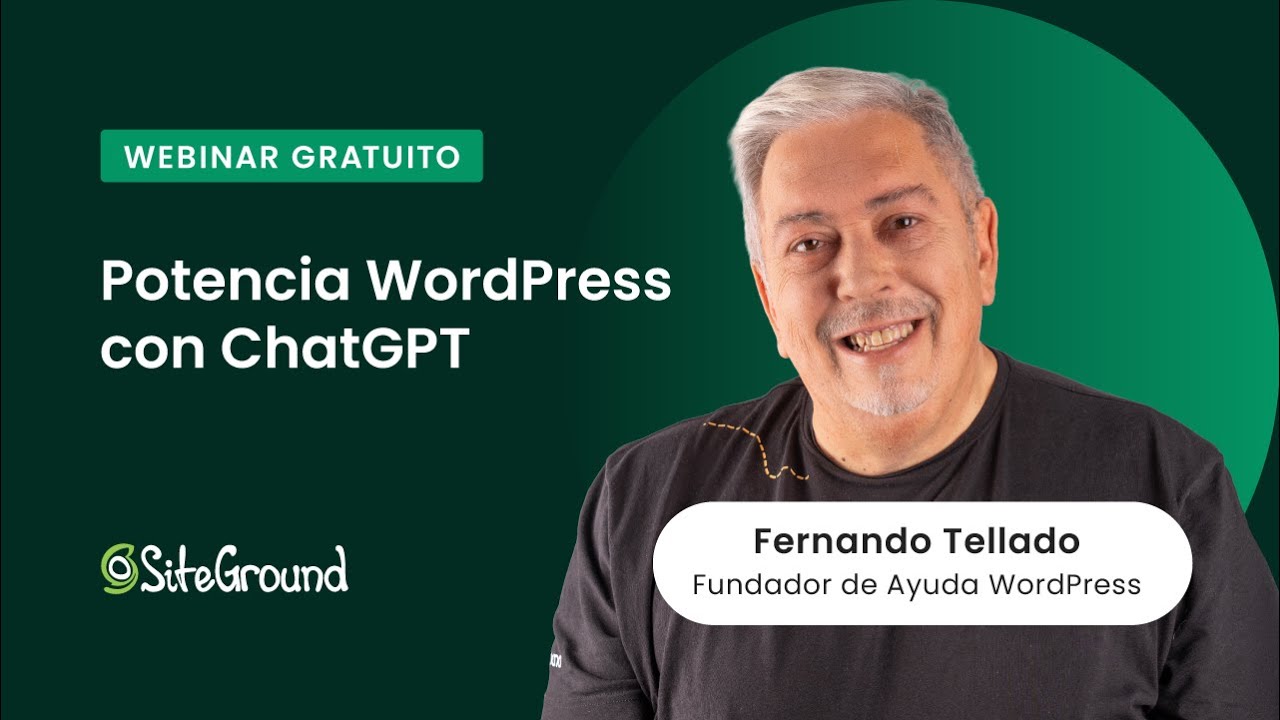 Cómo integrar ChatGPT en WordPress | Webinar