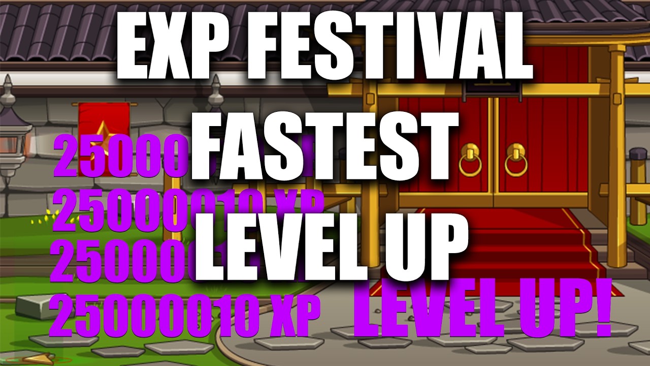 EXP FESTIVAL 🔥 FASTEST LEVEL UP (LIMITED TIME) | AQW REDHERO