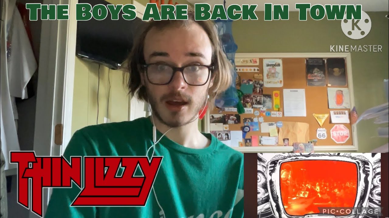 Я не знала, что там написано! | Реакция на песню THE BOYS ARE BACK IN TOWN группы THIN LIZZY