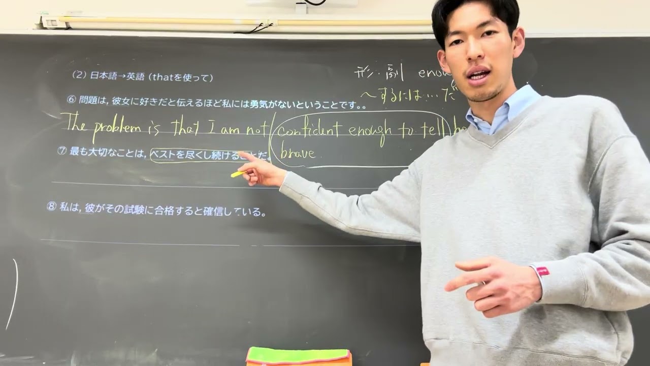 thatの英作文