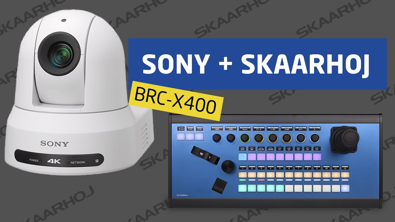 LEGACY - Sony BRC-X400 Controlled with a Skaarhoj controller using Cruise Control