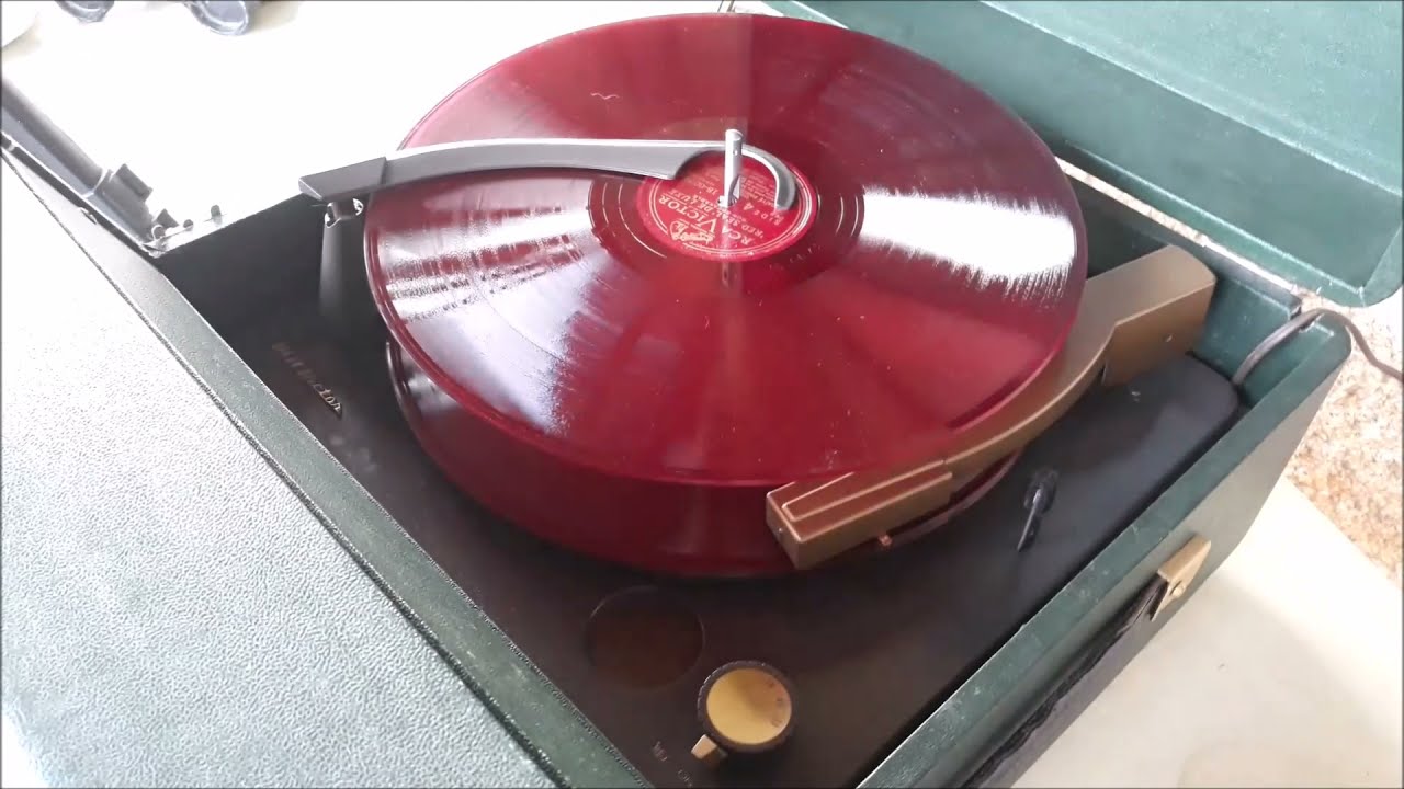 RCA Victor 1954 tocadiscos restaurado modelo 4-ES-38Q