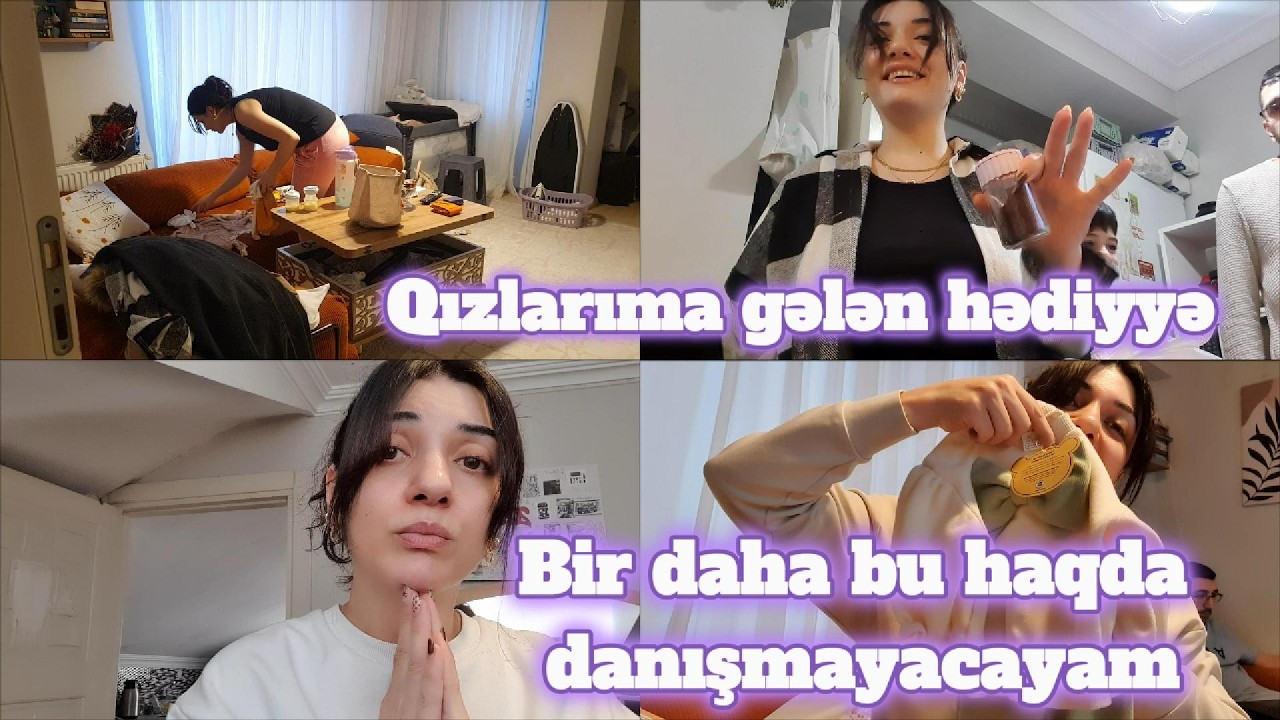 Bir daha bu haqda danışmayacayam⁉️Qızlarıma gələn hədiyyə🎁 #vlog 76