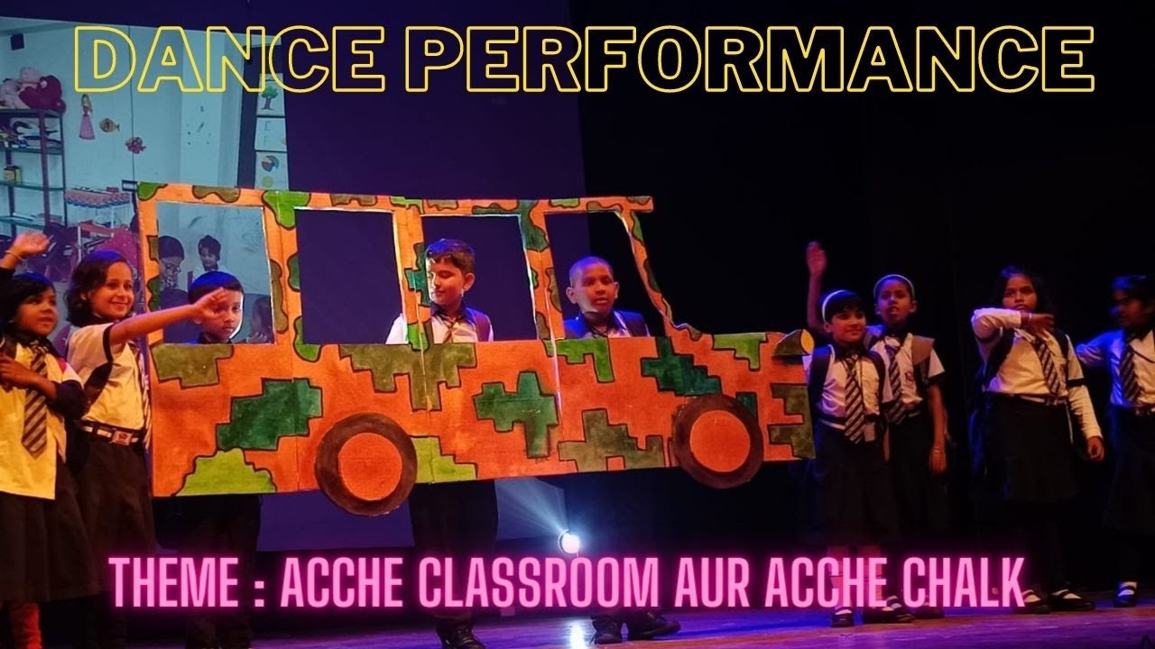 theme dance performance in school | Saraswati World School Annual day