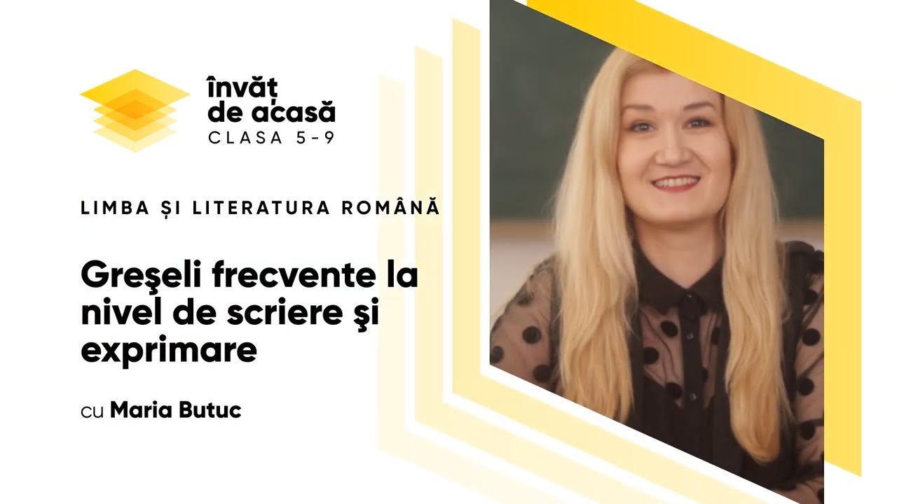 Limba și literatura română; cl.VI-a; 