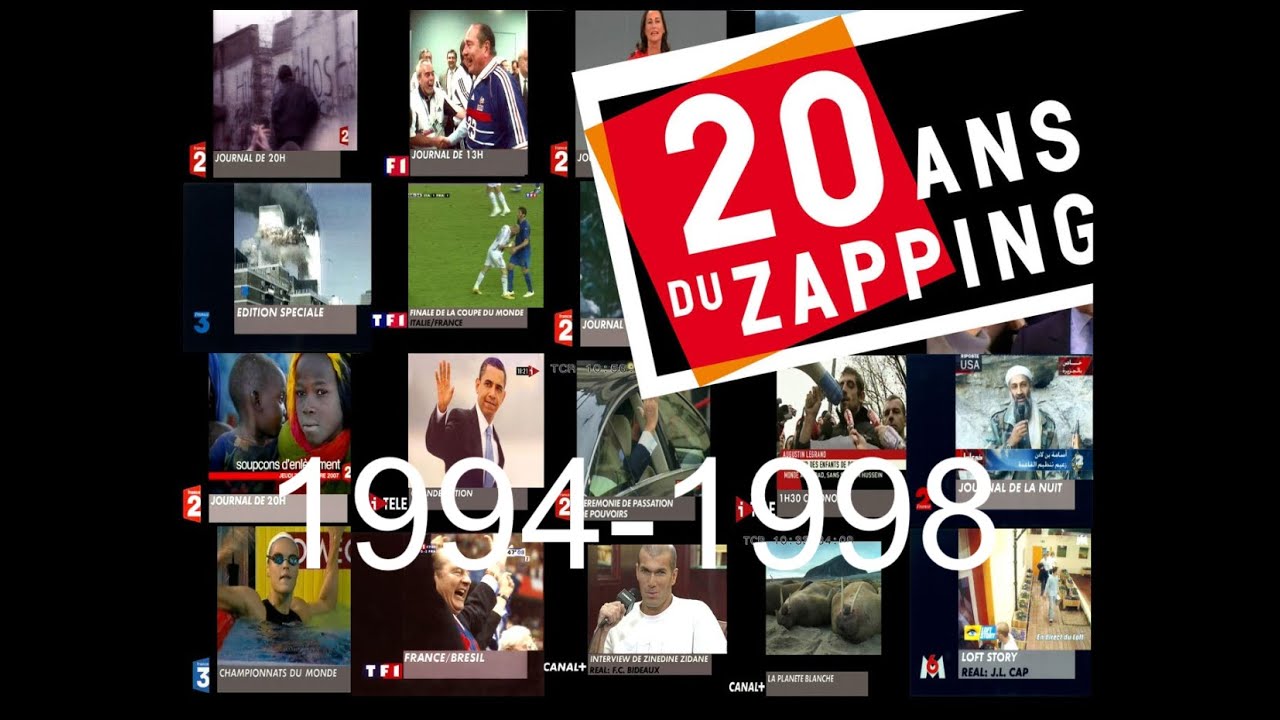 20 ans du Zapping 1994 1998