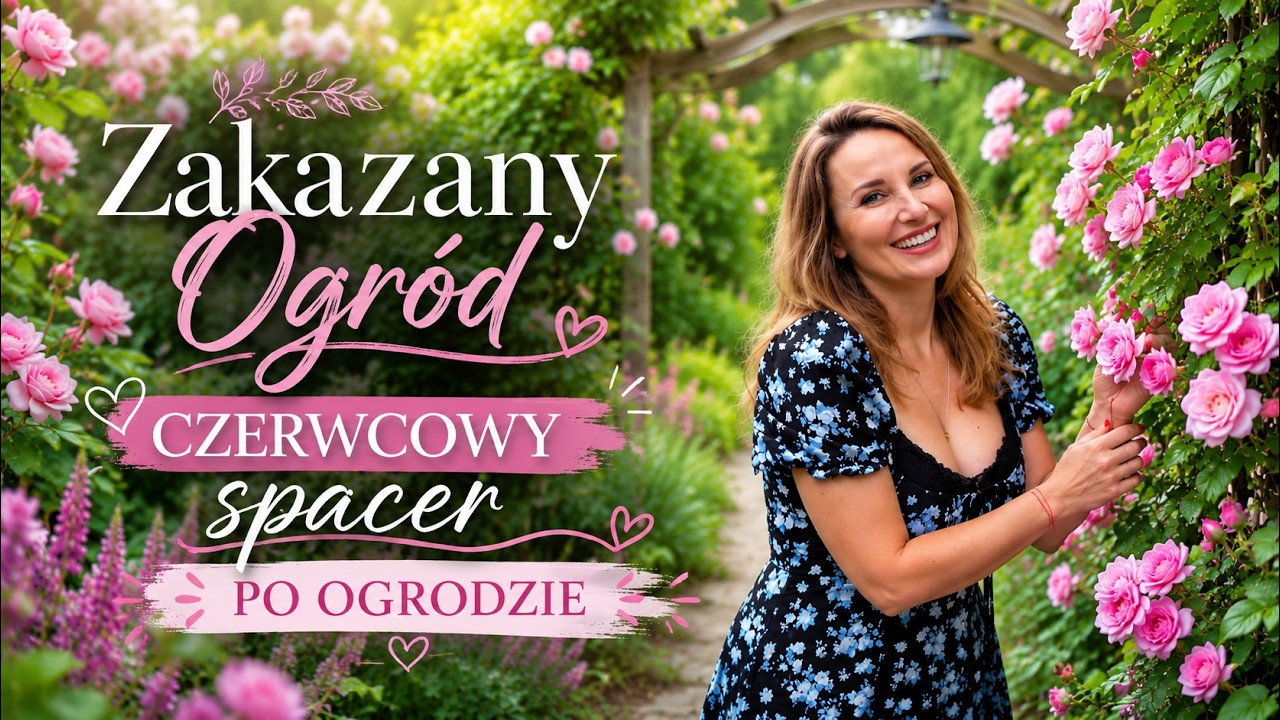 CZERWCOWY SPACER PO CAŁYM OGRODZIE - 
