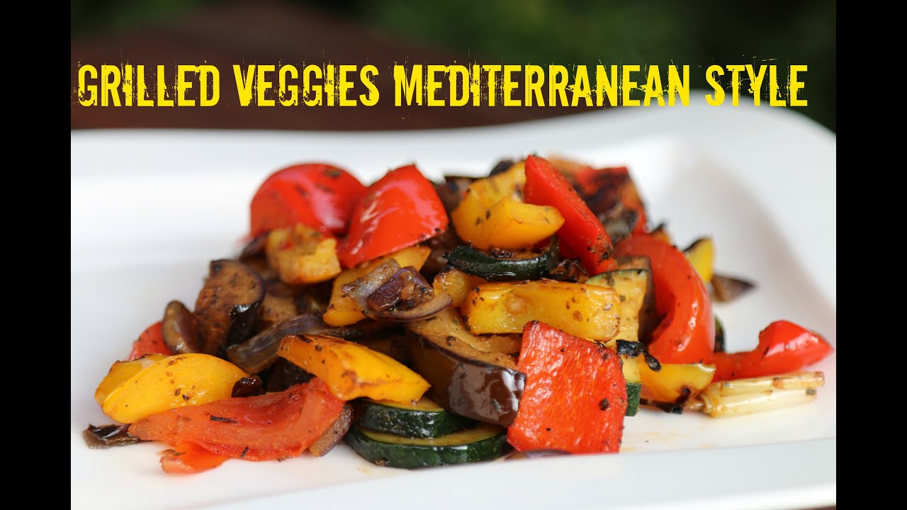 Grilled Veggies Mediterranean Style - Side Dish Recipe