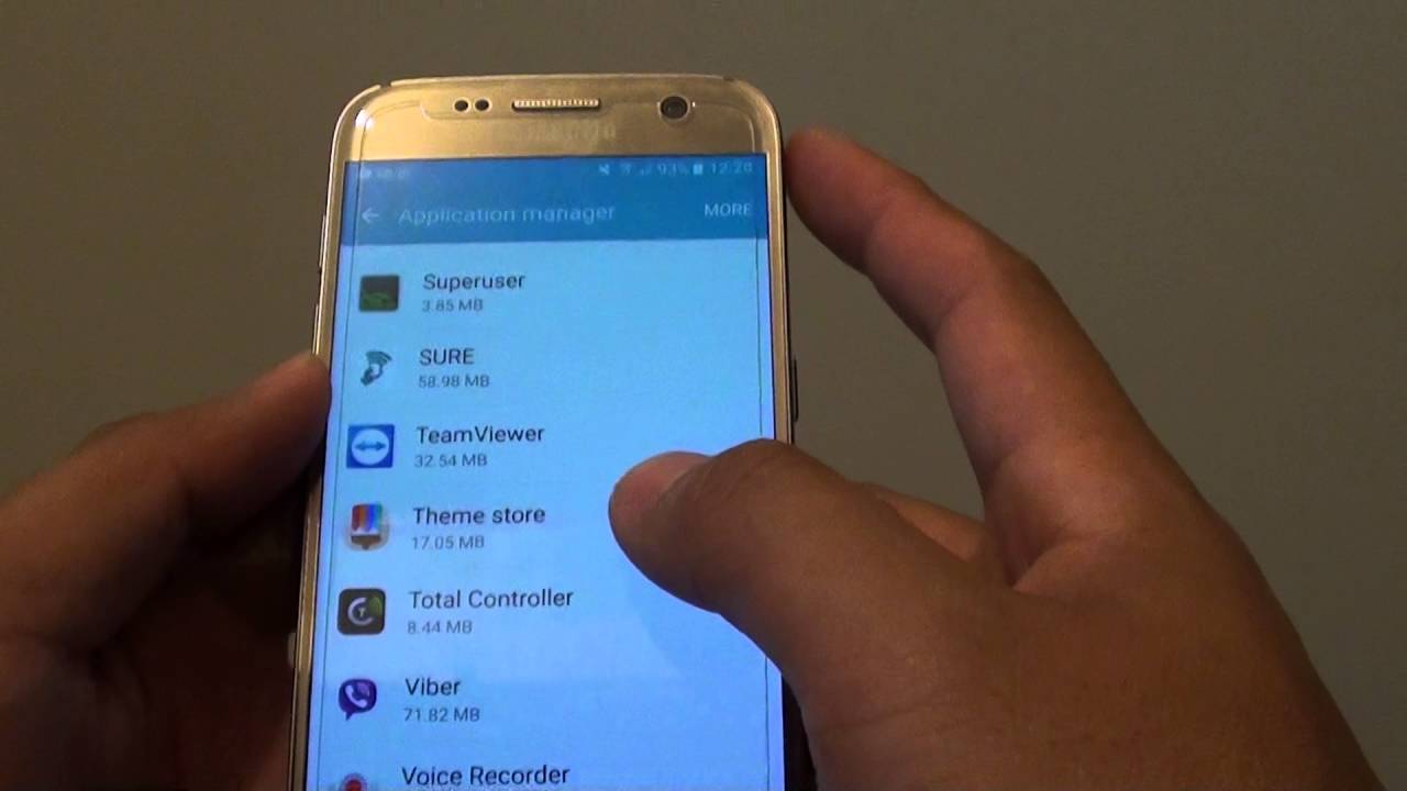Samsung Galaxy S7: How to Uninstall Apps