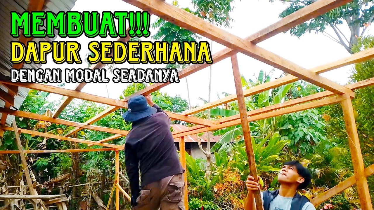Alhamdulillah bisa melanjutkan pembangunan dapur dengan modal seadanya