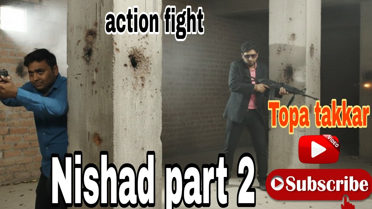 एक्शन फाइट निषाद का पार्ट 2 naye Andaaz mein 2025//Topa takkar// UP24