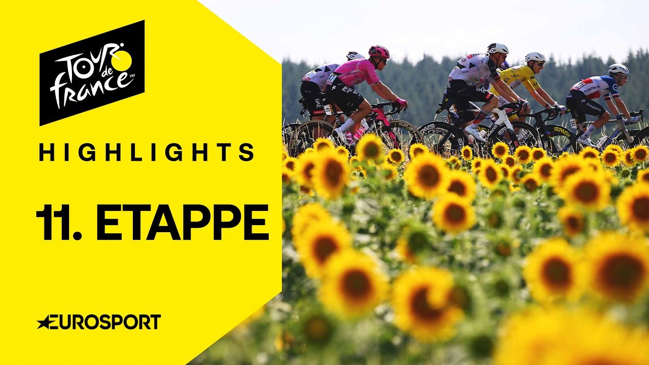 Express-Etappe sprengt Tempo-Rekord | Highlights deutsch | 11. Etappe | Tour de France | Radsport