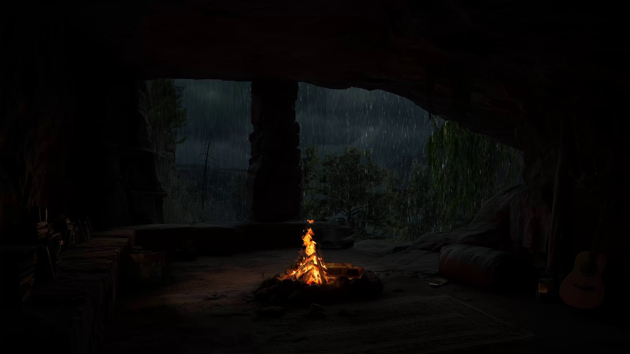 Dormir Profundamente Em Uma Caverna Durante Uma Forte Tempestade Ajuda A Aliviar O Estresse
